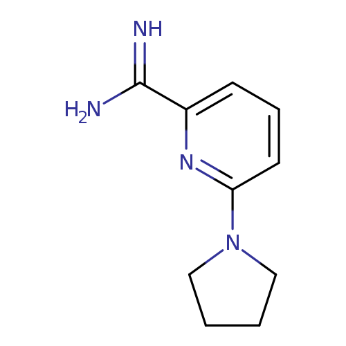 6-(pyrrolidin-1-yl)pyridine-2-carboximidamide