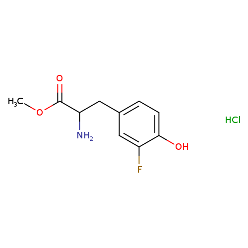 methyl 2-amino-3-(3-fluoro-4-hydroxyphenyl)propanoate hydrochloride