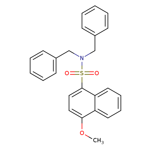 N,N-dibenzyl-4-methoxynaphthalene-1-sulfonamide