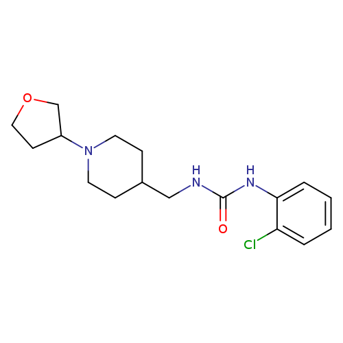3-(2-chlorophenyl)-1-{[1-(oxolan-3-yl)piperidin-4-yl]methyl}urea
