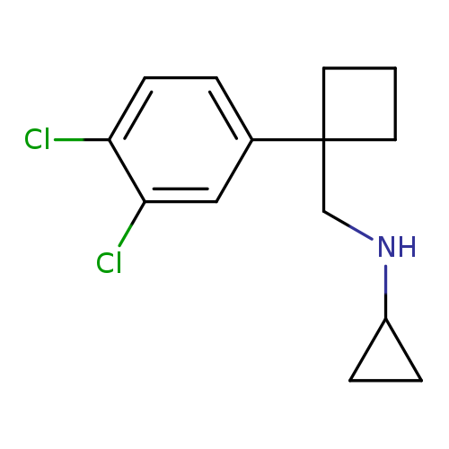 N-{[1-(3,4-dichlorophenyl)cyclobutyl]methyl}cyclopropanamine