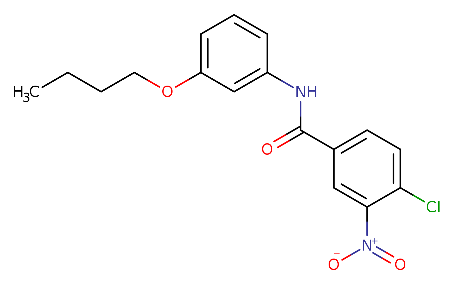 N-(3-butoxyphenyl)-4-chloro-3-nitrobenzamide