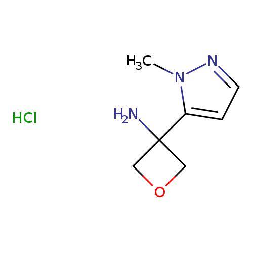 3-(1-methyl-1H-pyrazol-5-yl)oxetan-3-aminehydrochloride