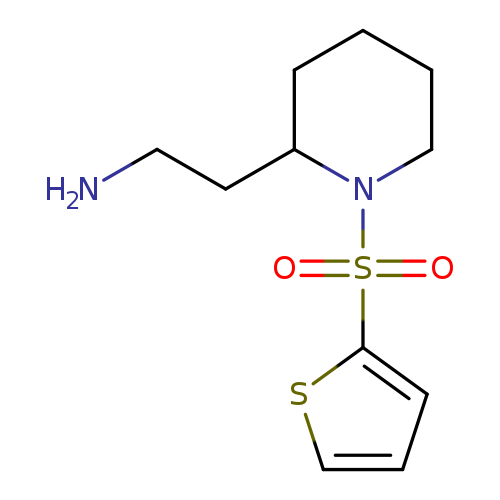 2-[1-(thiophene-2-sulfonyl)piperidin-2-yl]ethan-1-amine