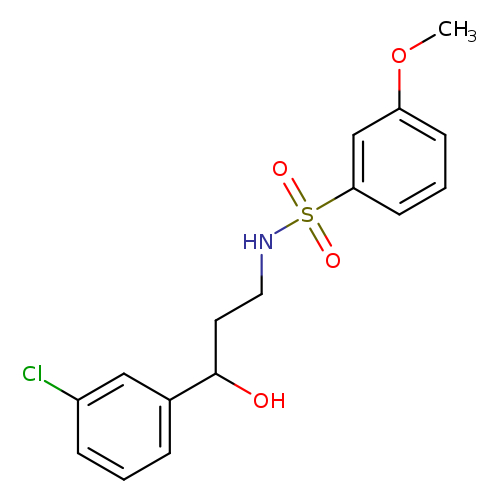 N-[3-(3-chlorophenyl)-3-hydroxypropyl]-3-methoxybenzene-1-sulfonamide