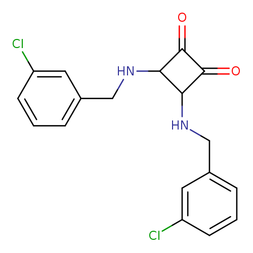 bis({[(3-chlorophenyl)methyl]amino})cyclobut-3-ene-1,2-dione