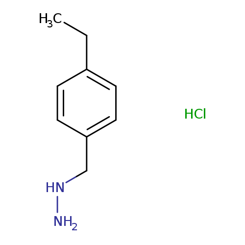 (4-ethylbenzyl)hydrazine hydrochloride
