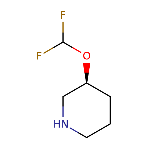 (3S)-3-(difluoromethoxy)piperidine;hydrochloride