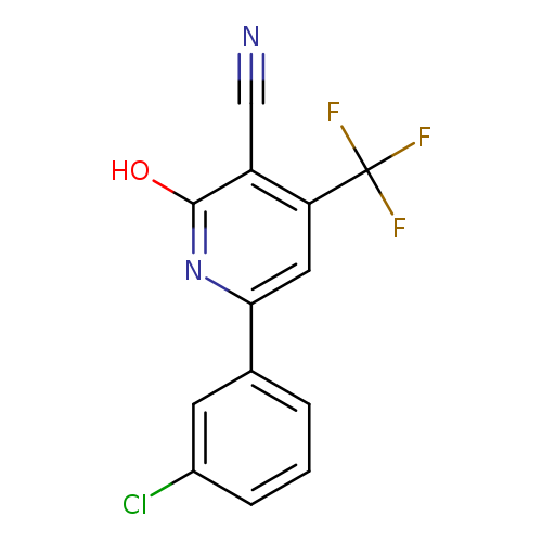 6-(3-chlorophenyl)-2-hydroxy-4-(trifluoromethyl)pyridine-3-carbonitrile