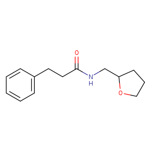 3-phenyl-N-(tetrahydro-2-furanylmethyl)propanamide