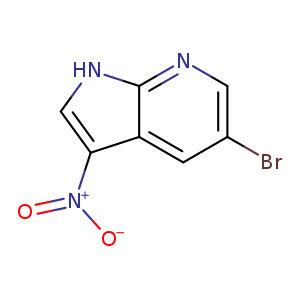1H-Pyrrolo[2,3-b]pyridine, 5-broMo-3-nitro-