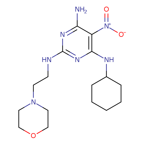 N4-cyclohexyl-N2-[2-(morpholin-4-yl)ethyl]-5-nitropyrimidine-2,4,6-triamine