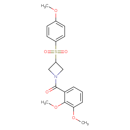 1-(2,3-dimethoxybenzoyl)-3-(4-methoxybenzenesulfonyl)azetidine
