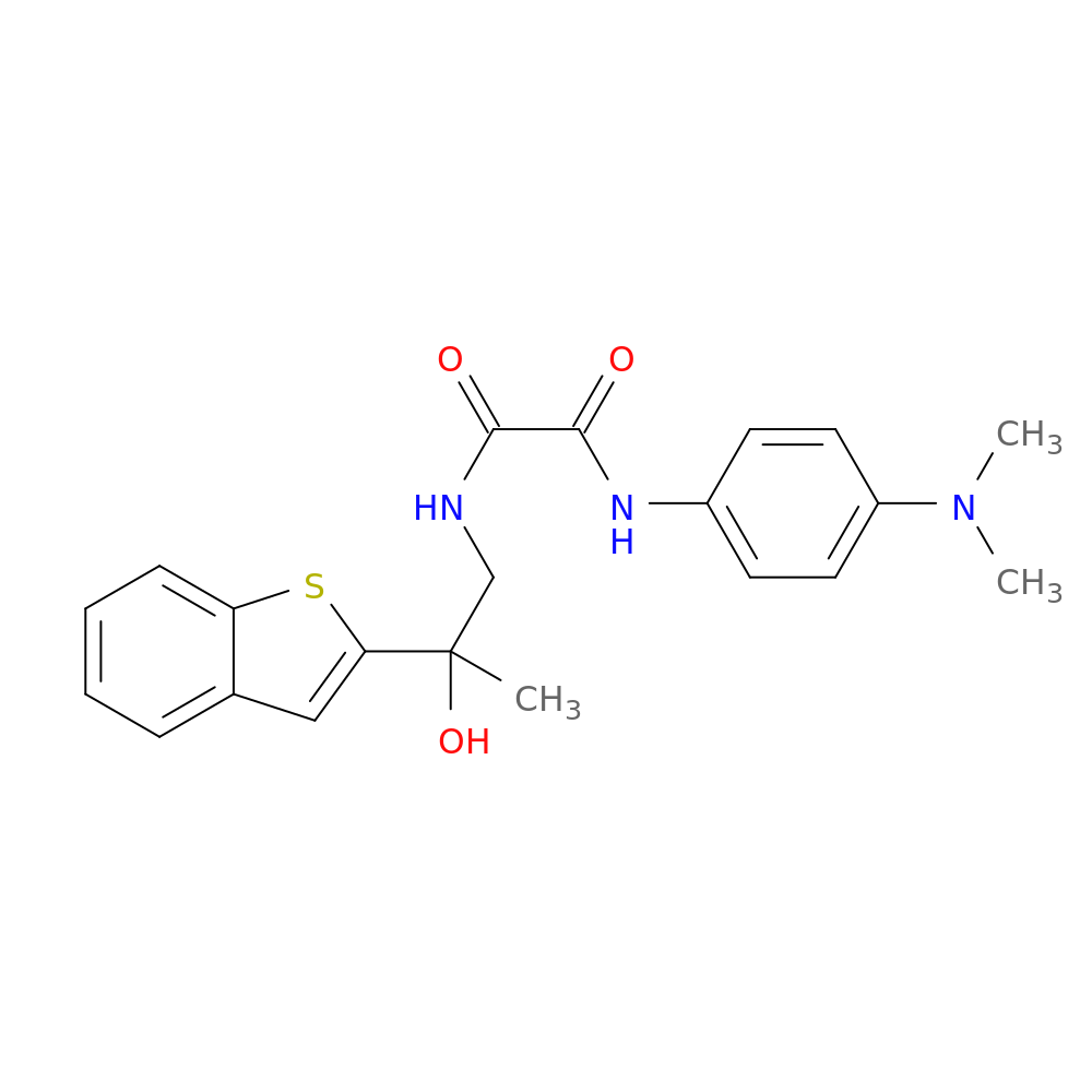 N-[2-(1-benzothiophen-2-yl)-2-hydroxypropyl]-N'-[4-(dimethylamino)phenyl]ethanediamide