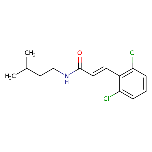 3-(2,6-dichlorophenyl)-N-isopentylacrylamide