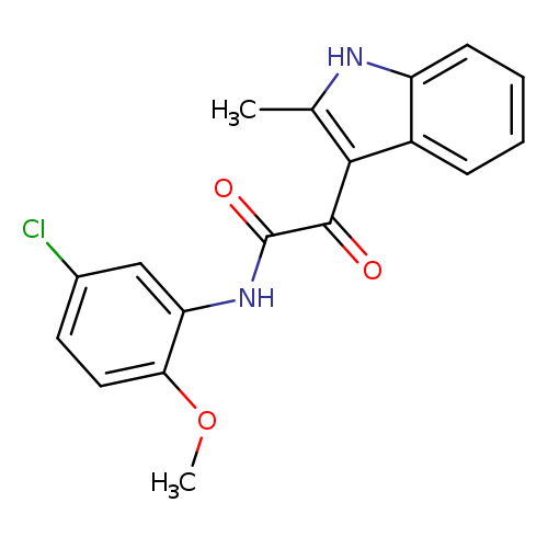 N-(5-chloro-2-methoxyphenyl)-2-(2-methyl-1H-indol-3-yl)-2-oxoacetamide