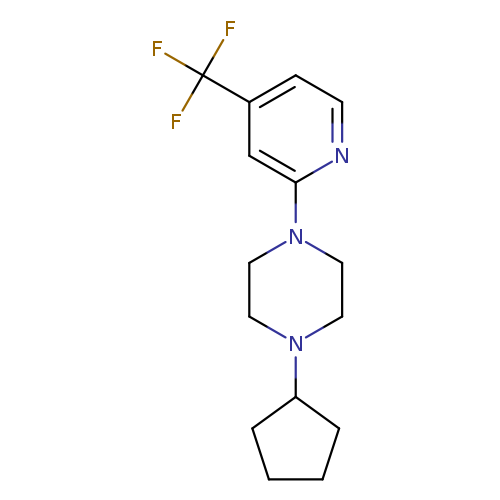 1-cyclopentyl-4-[4-(trifluoromethyl)pyridin-2-yl]piperazine