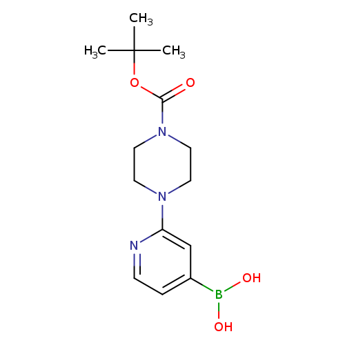 1-Piperazinecarboxylic acid, 4-(4-borono-2-pyridinyl)-, 1-(1,1-dimethylethyl) ester