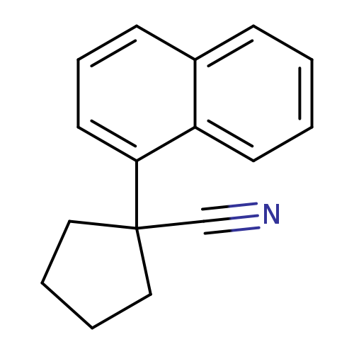 1-(1-Naphthyl)cyclopentanecarbonitrile