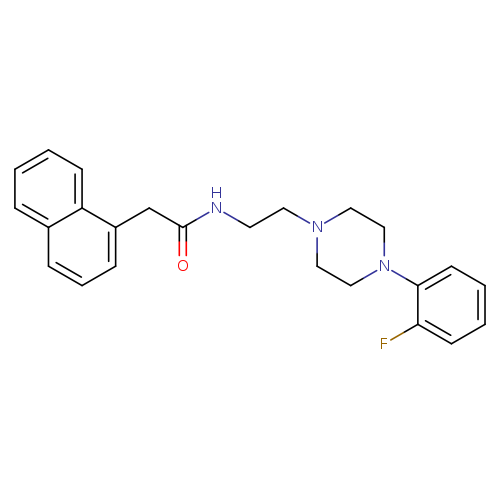 N-{2-[4-(2-fluorophenyl)piperazin-1-yl]ethyl}-2-(naphthalen-1-yl)acetamide