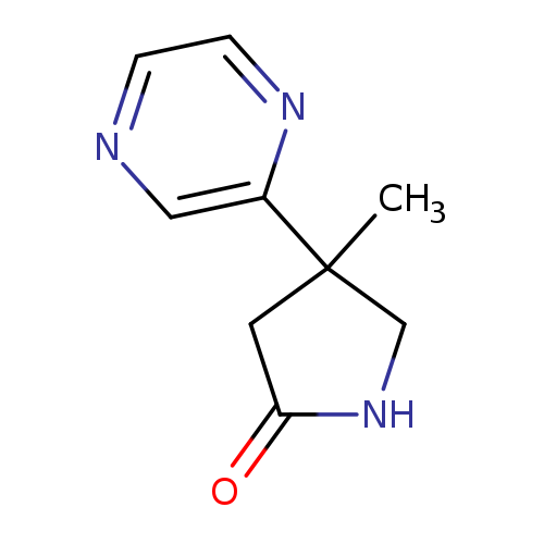 4-methyl-4-(pyrazin-2-yl)pyrrolidin-2-one