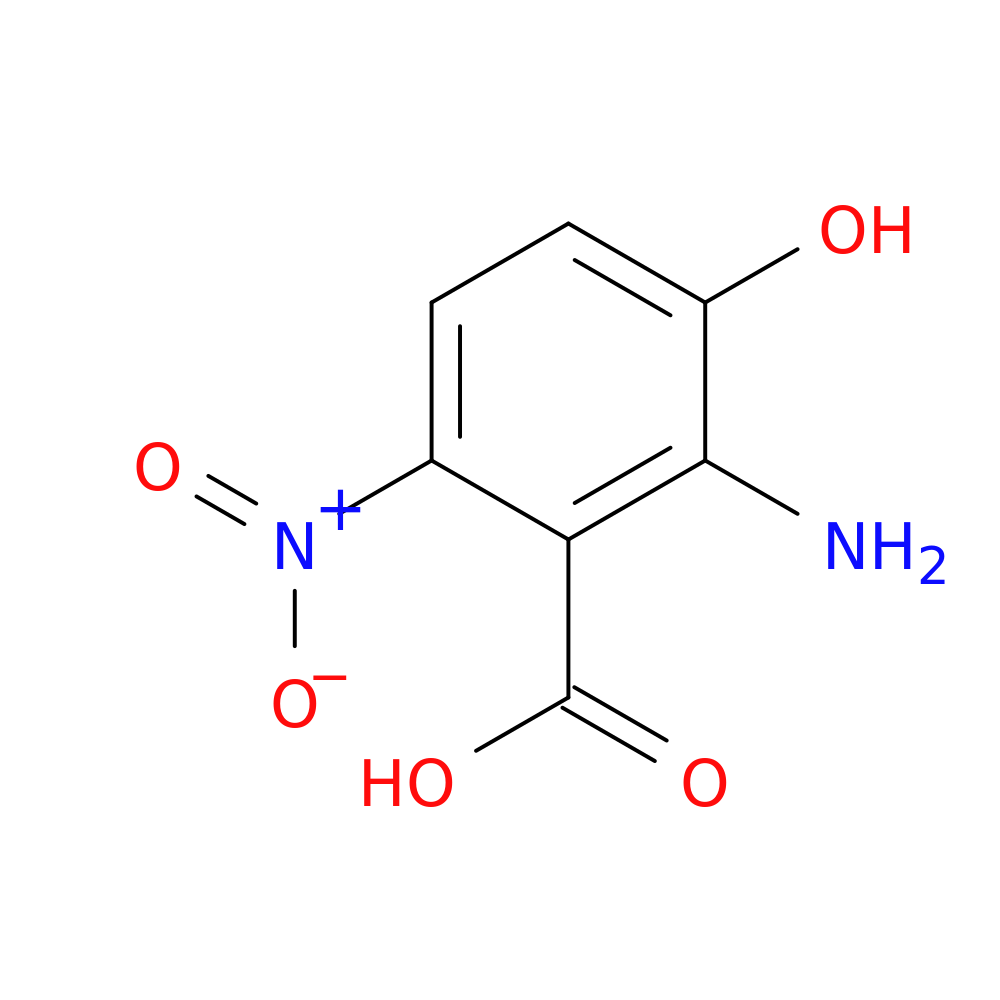 2-amino-3-hydroxy-6-nitrobenzoic acid