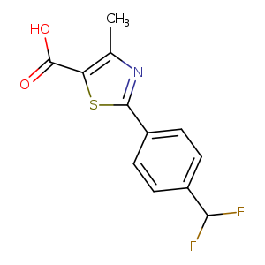 2-[4-(difluoromethyl)phenyl]-4-methyl-1,3-thiazole-5-carboxylic acid