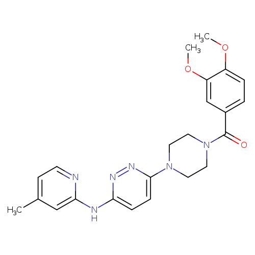 6-[4-(3,4-dimethoxybenzoyl)piperazin-1-yl]-N-(4-methylpyridin-2-yl)pyridazin-3-amine