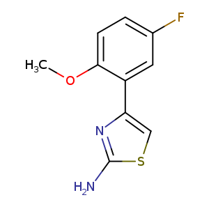 4-(5-Fluoro-2-methoxyphenyl)-1,3-thiazol-2-amine