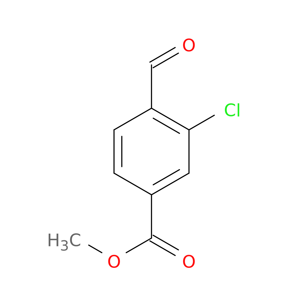 Methyl 3-chloro-4-formylbenzoate