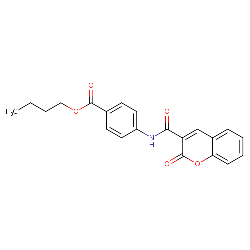 Butyl 4-(2-oxo-2H-chromen-3-carbonylamino}-benzoate