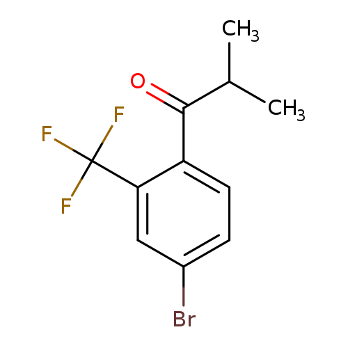 1-[4-bromo-2-(trifluoromethyl)phenyl]-2-methylpropan-1-one