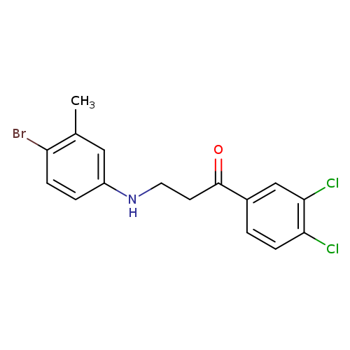 3-((4-Bromo-3-methylphenyl)amino)-1-(3,4-dichlorophenyl)propan-1-one
