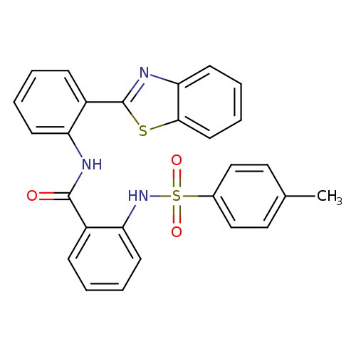 N-[2-(1,3-benzothiazol-2-yl)phenyl]-2-(4-methylbenzenesulfonamido)benzamide