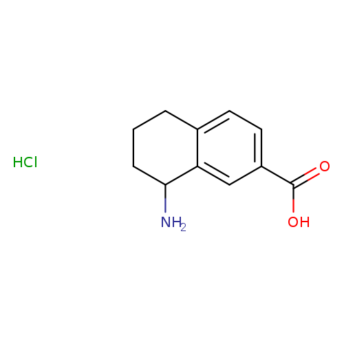 8-Amino-5,6,7,8-tetrahydronaphthalene-2-carboxylic acid hydrochloride