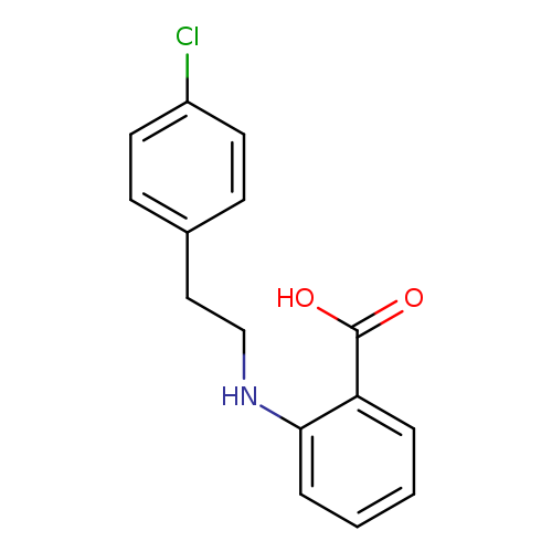 2-{[2-(4-chlorophenyl)ethyl]amino}benzoic acid