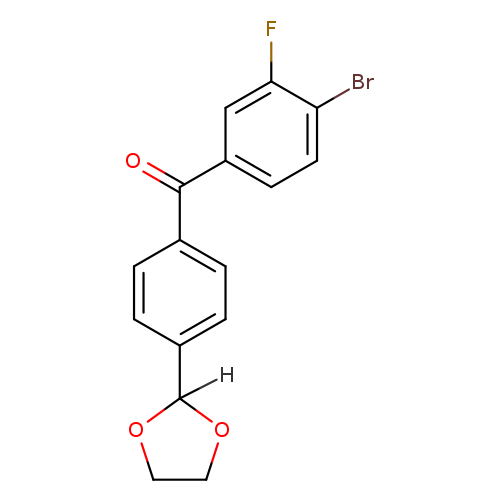 4-Bromo-4'-(1,3-dioxolan-2-yl)-3-fluorobenzophenone