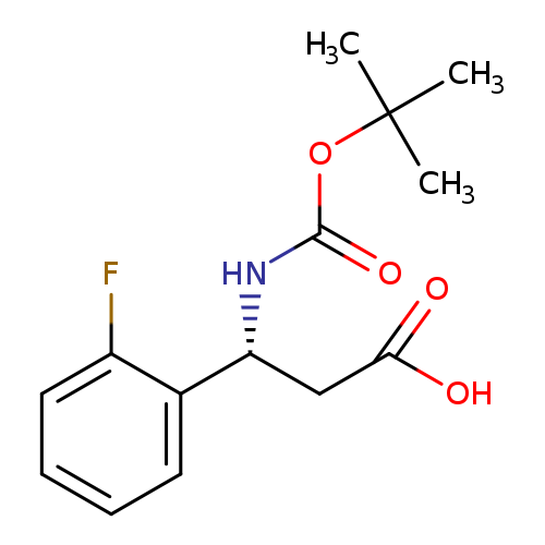 Boc-(R)-3-amino-3-(2-fluoro-phenyl)-propionic acid