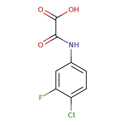 [(4-chloro-3-fluorophenyl)carbamoyl]formic acid