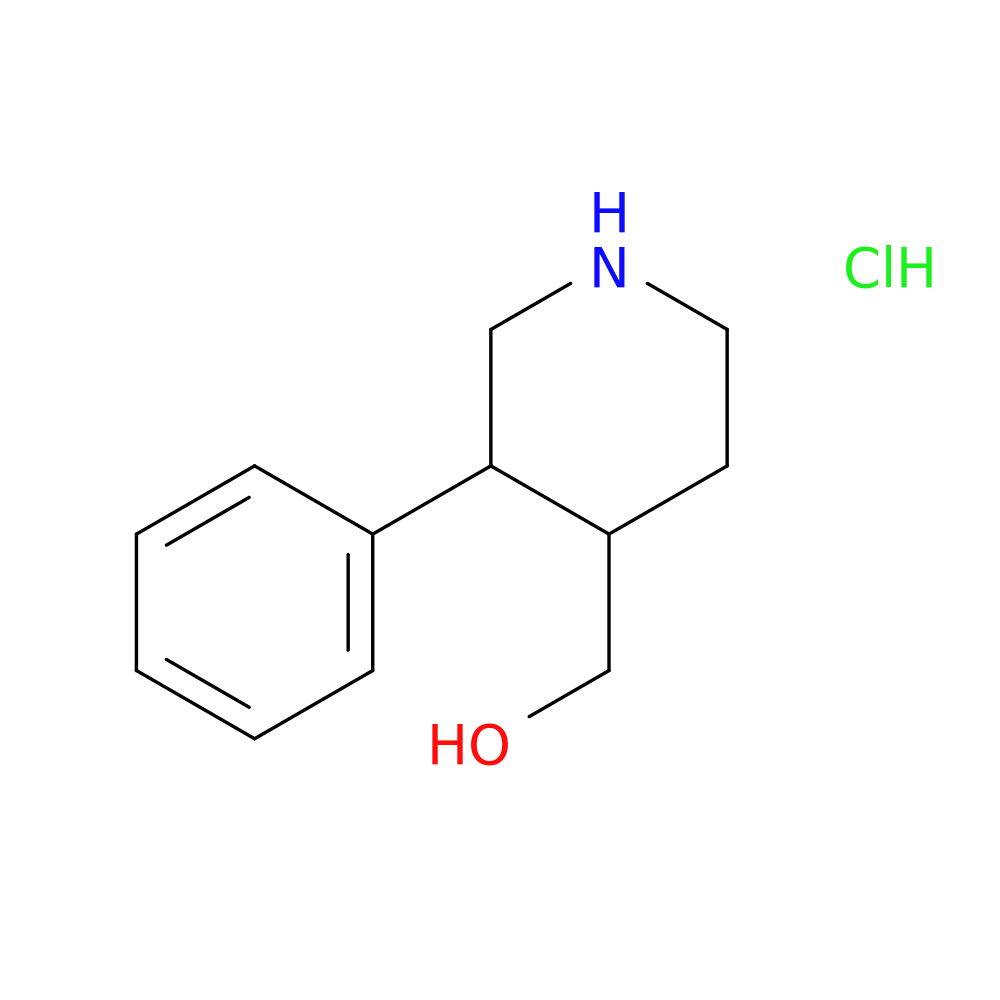 (3-phenylpiperidin-4-yl)methanol hydrochloride