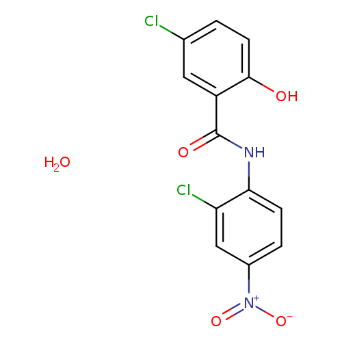 5-Chloro-N-(2-chloro-4-nitrophenyl)-2-hydroxybenzamide monohydrate