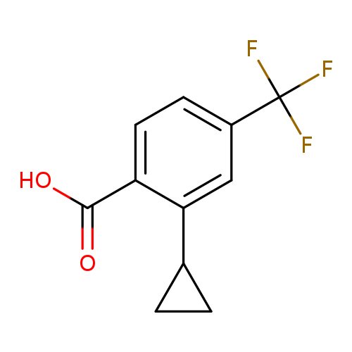 2-Cyclopropyl-4-(trifluoromethyl)benzoic acid