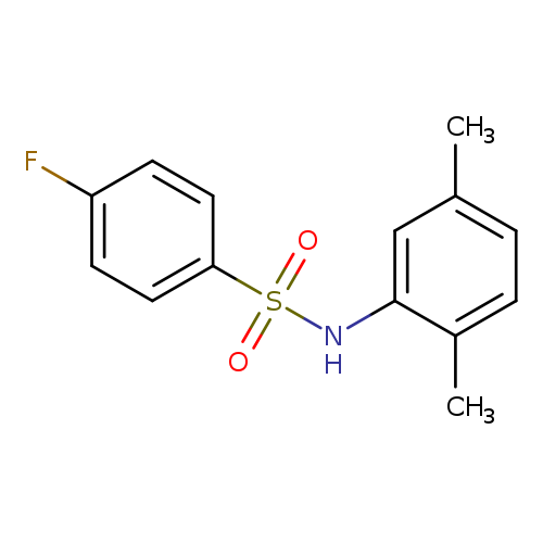N-(2,5-dimethylphenyl)-4-fluorobenzenesulfonamide