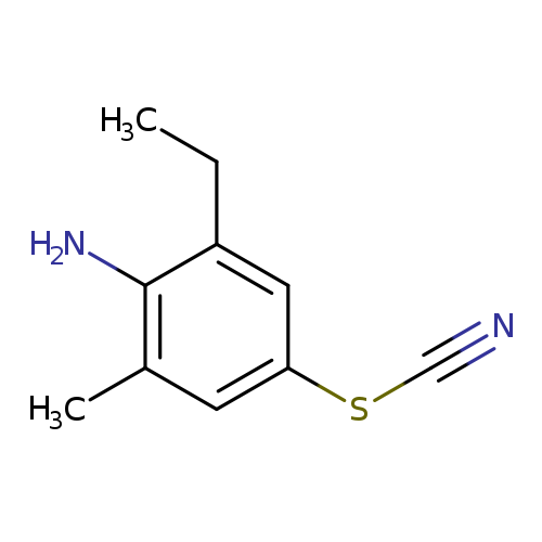 [(4-amino-3-ethyl-5-methylphenyl)sulfanyl]formonitrile