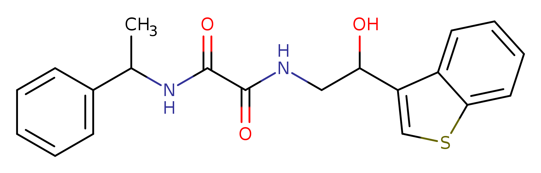 N-[2-(1-benzothiophen-3-yl)-2-hydroxyethyl]-N'-(1-phenylethyl)ethanediamide