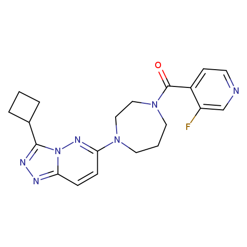 1-{3-cyclobutyl-[1,2,4]triazolo[4,3-b]pyridazin-6-yl}-4-(3-fluoropyridine-4-carbonyl)-1,4-diazepane