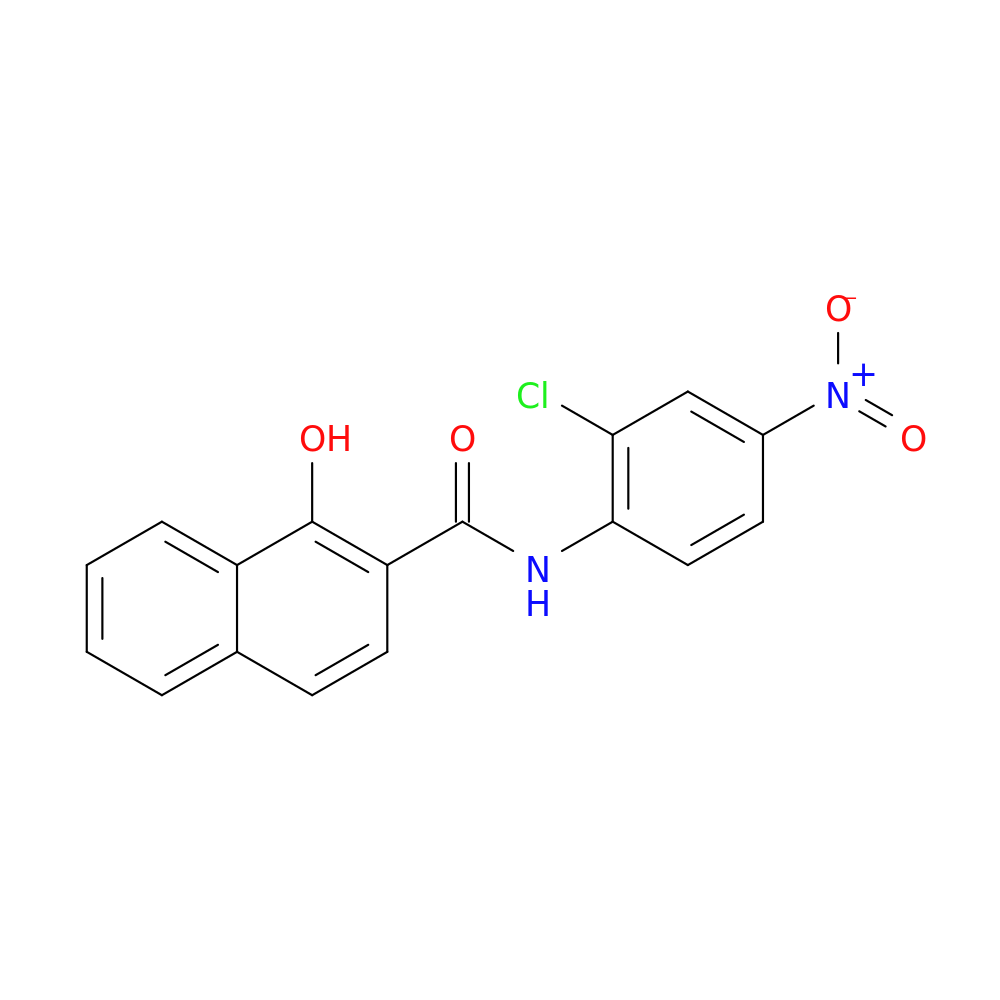 2'-Chloro-1-hydroxy-4'-nitro-2-naphthanilide