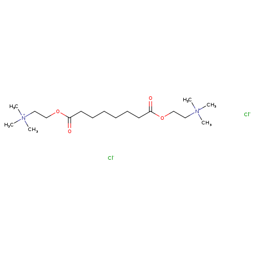 Ethanaminium, 2,2'-[(1,8-dioxo-1,8-octanediyl)bis(oxy)]bis[N,N,N-trimethyl-, dichloride (9CI)