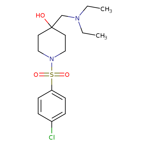 1-(4-chlorobenzenesulfonyl)-4-[(diethylamino)methyl]piperidin-4-ol