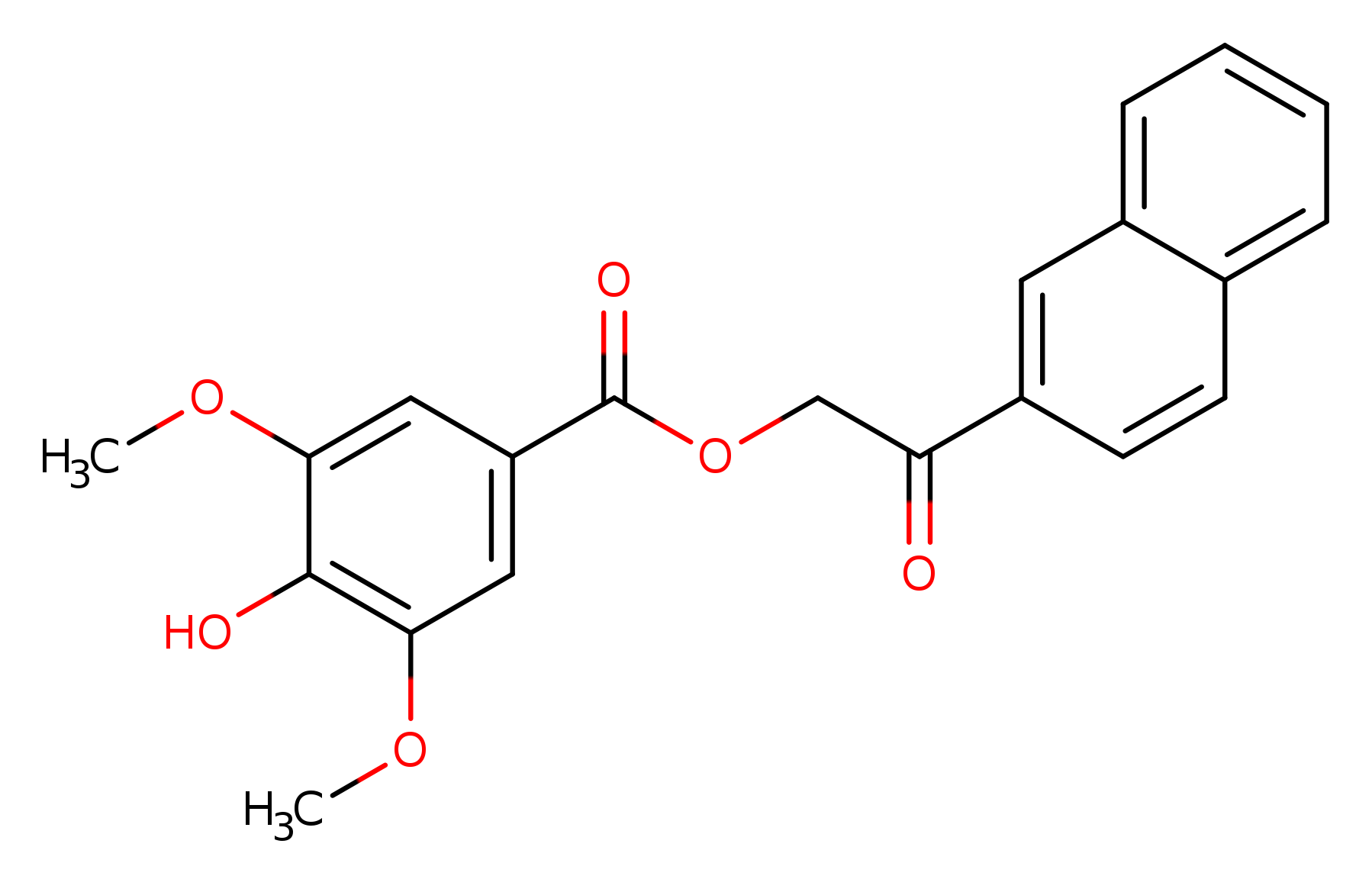 2-(naphthalen-2-yl)-2-oxoethyl 4-hydroxy-3,5-dimethoxybenzoate